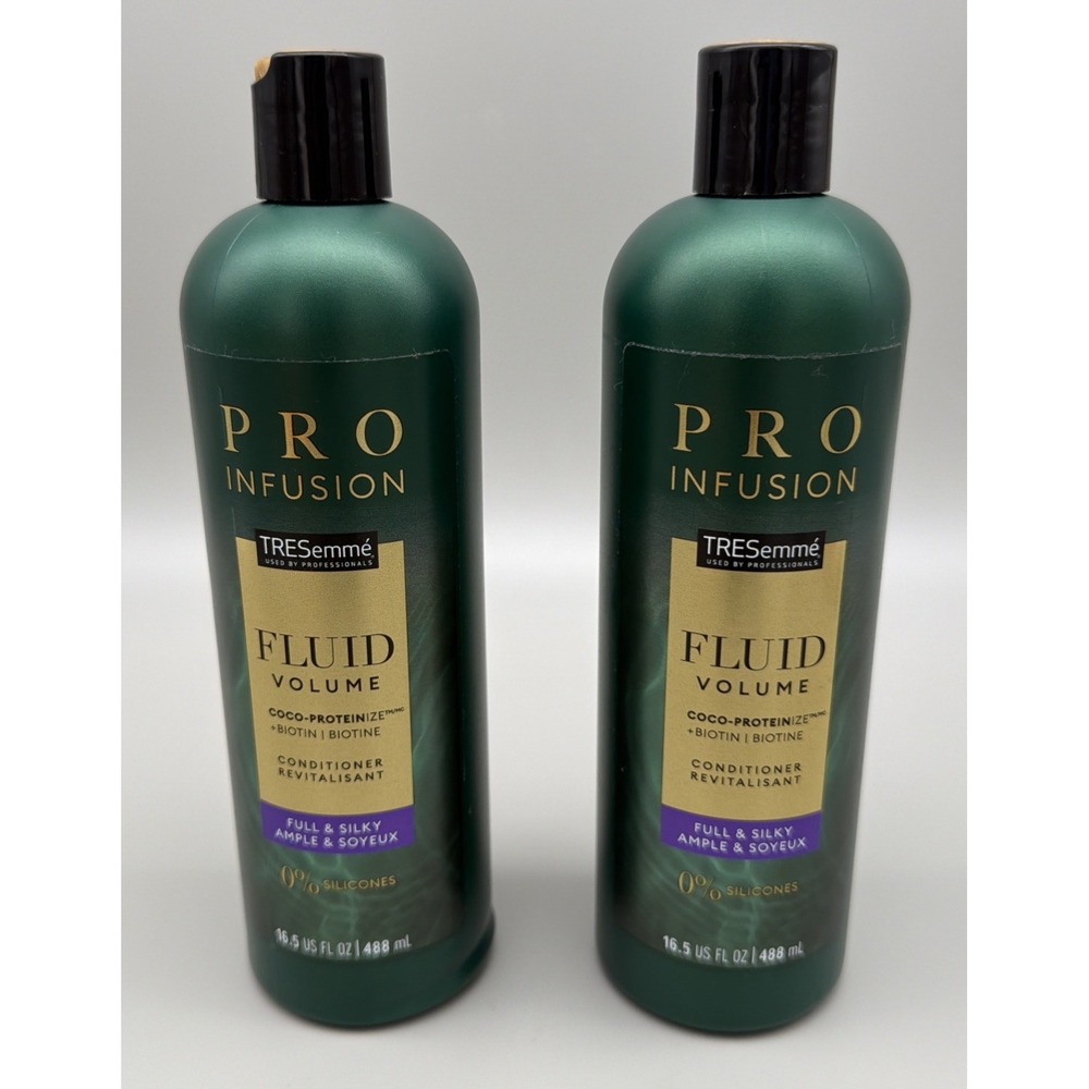 2 ea. TRESemme' PRO INFUSION FLUID VOLUME Conditioner Full and Silky.16.5 OZ